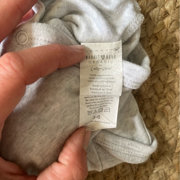 2 Rabbit + Bear onesies - Picture 4 of 5